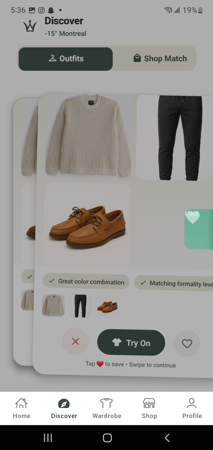 ViaStyl App - Discover Outfits